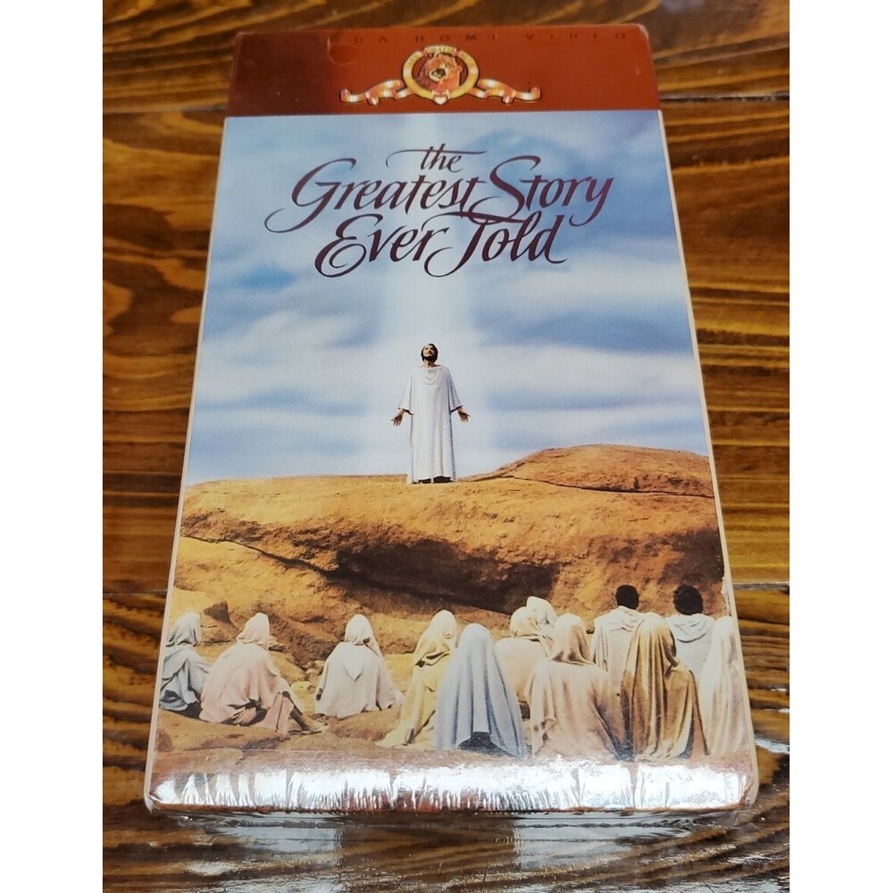 The Greatest Story Ever Told 1965 (VHS, 1990) 2 Tape Set MGM/UA Video NEW!